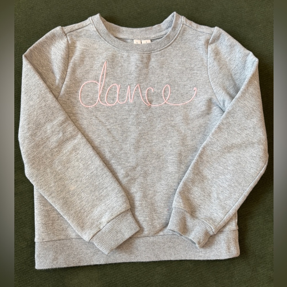 Janie and Jack dance sweatshirt, size 6